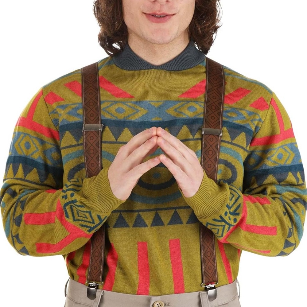 Frozen Disney Oaken Norwegian Sweater Men’s XL Pullover Charger Sven